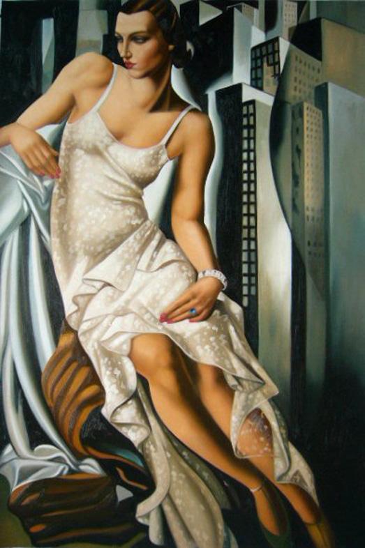 Portrait of Madame Allan Bott painting - Tamara de Lempicka Portrait of Madame Allan Bott art painting